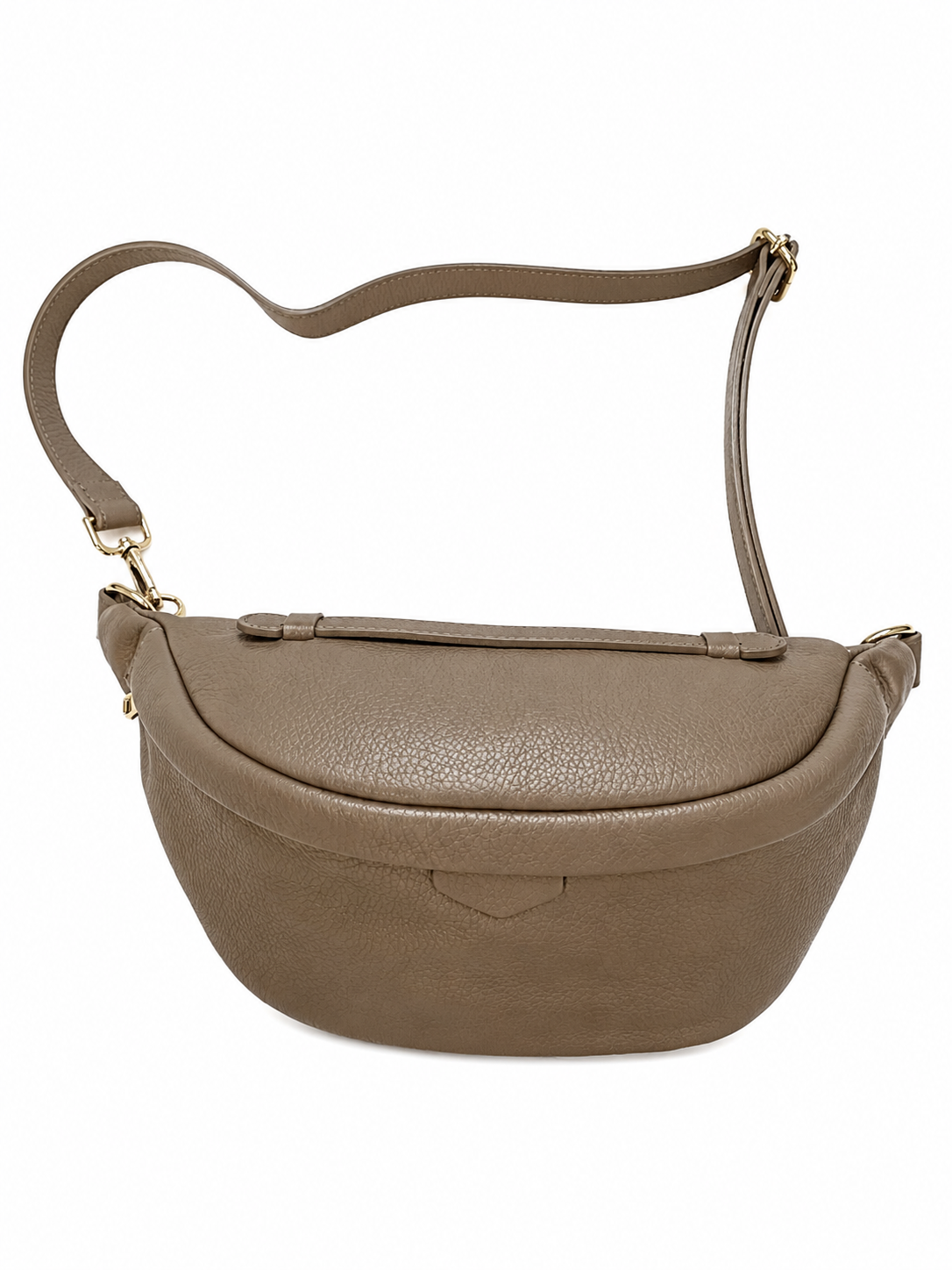 Damen-Leder-Umhängetasche – Made in Italy