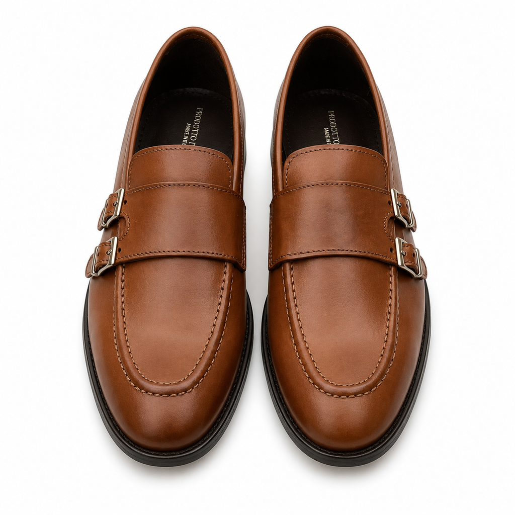 Armenio 12 – Herren Lederloafer mit Doppelschnalle