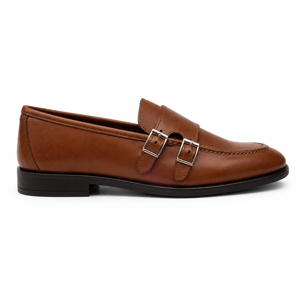 Armenio 12 – Herren Lederloafer mit Doppelschnalle