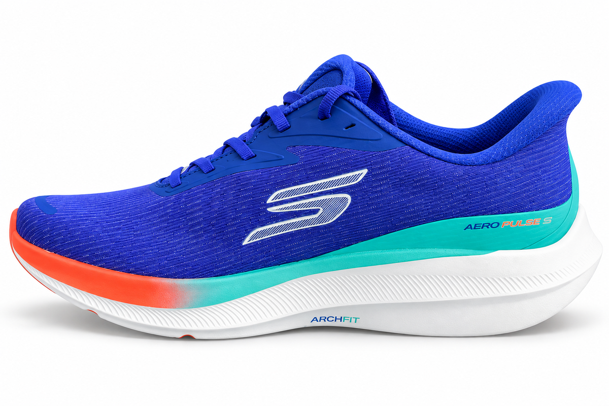 Skechers Hands Free Slip-ins: SKX Aero Pulse – Herren Laufschuh Royal/Multi