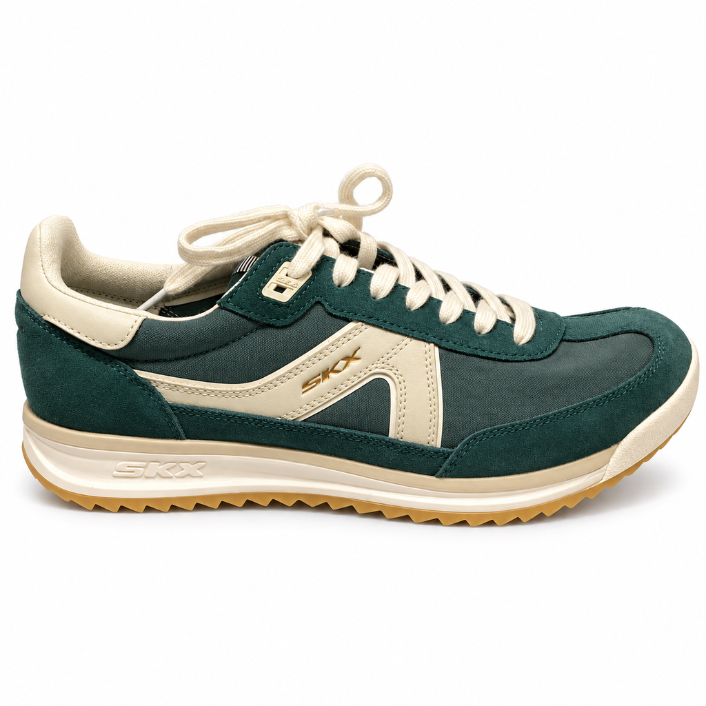 Skechers SKX 92 – Spective Herren-Sneaker Grün/Weiß