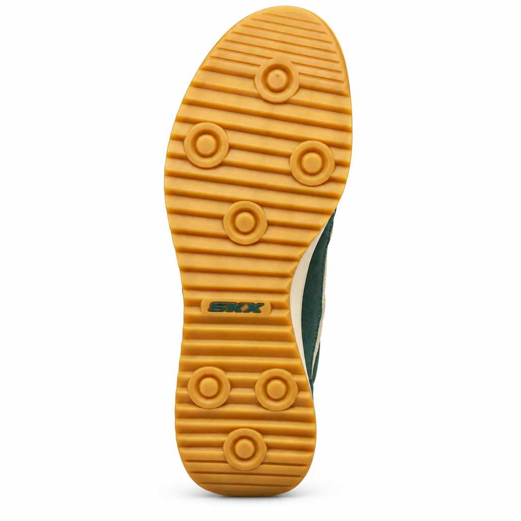 Skechers SKX 92 – Spective Herren-Sneaker Grün/Weiß