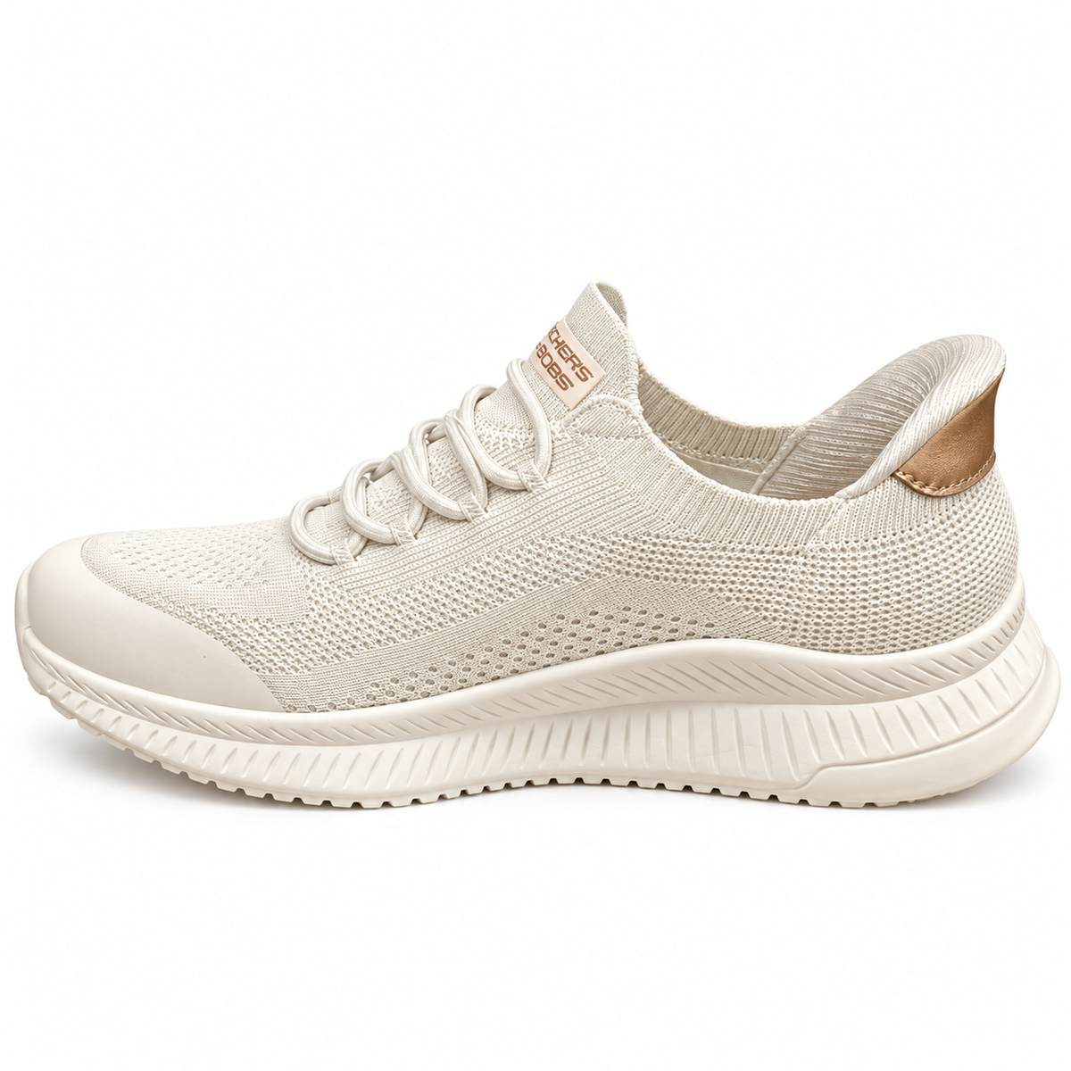Skechers Slip-ins BOBS Squad 4 – Dire Step Damen-Sneaker Offwhite